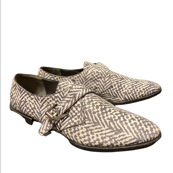100$ OFF!!!! Alexander Wang Oxford Loafers calf hair zebra print - Picture 4 of 12